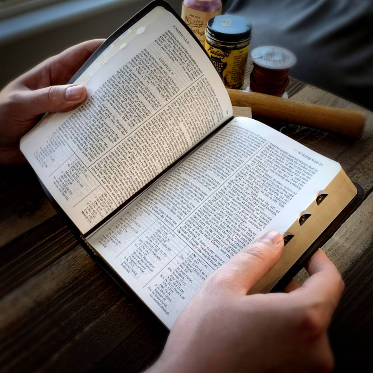 LDS Scriptures  Genuine Leather Triple