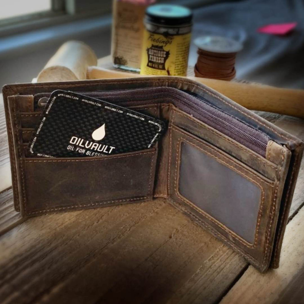 Handmade Leather LDS Wallet